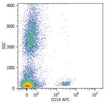 Monoclonal Anti-CD19-APC antibody produced in mouse clone LT19, purified immunoglobulin, buffered aqueous solution