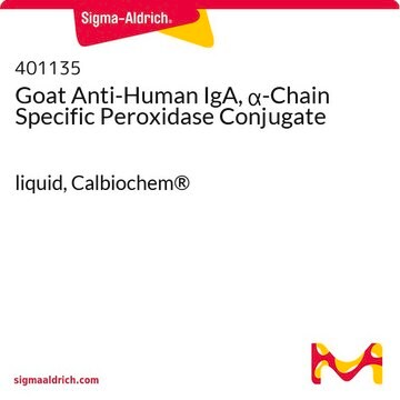 Goat Anti-Human IgA, &#945;-Chain Specific Peroxidase Conjugate liquid, Calbiochem&#174;