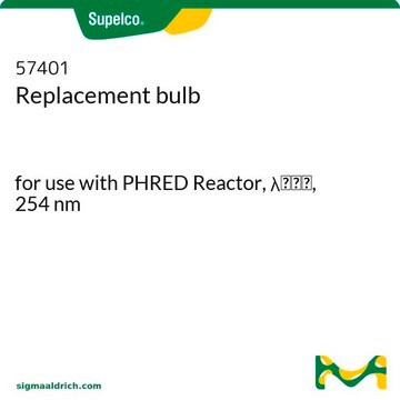 Replacement bulb for use with PHRED Reactor, &#955;max, 254&#160;nm