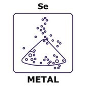 Selenium powder, max. particle size 250 micron, weight 200&#160;g, purity 99.95%