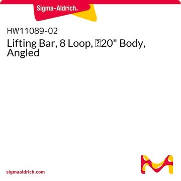 Lifting Bar, 8 Loop, &#8709;20" Body, Angled