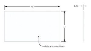 Grace Bio-Labs HybriSlip&#8482; hybridization cover L × W × thickness 22&#160;mm × 40&#160;mm × 0.25&#160;mm, pkg of 1000&#160;ea