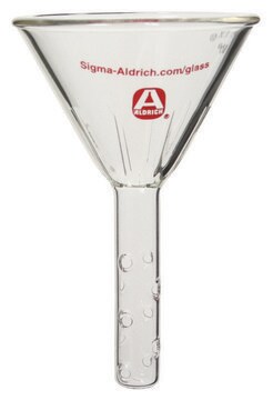 Aldrich&#174; solvent-pouring funnel stem L × O.D. 65&#160;mm × 22&#160;mm