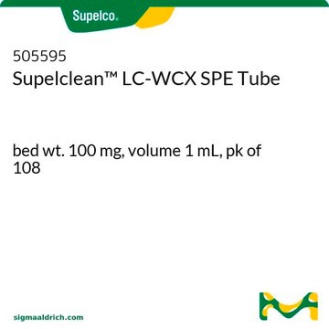 Supelclean&#8482; LC-WCX SPE Tube bed wt. 100&#160;mg, volume 1&#160;mL, pk of 108