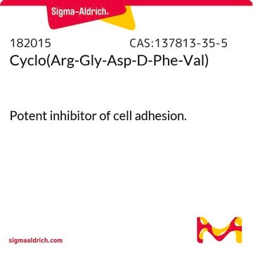 Cyclo(Arg-Gly-Asp-D-Phe-Val) Potent inhibitor of cell adhesion.