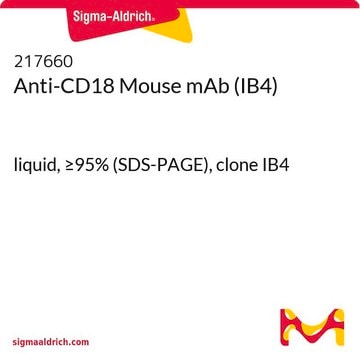 Anti-CD18 Mouse mAb (IB4) liquid, &#8805;95% (SDS-PAGE), clone IB4