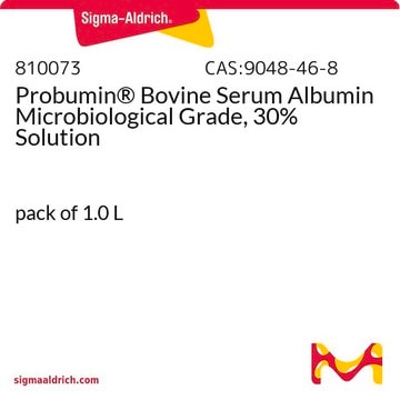 Probumin&#174; Bovine Serum Albumin Microbiological Grade, 30% Solution pack of 1.0&#160;L