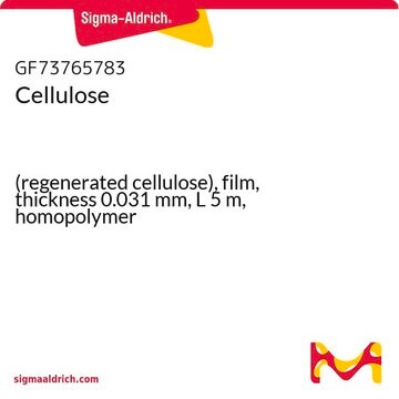 Cellulose (regenerated cellulose), film, thickness 0.031&#160;mm, L 5&#160;m, homopolymer