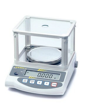 Kern EG series Toploader balances Kern EG 620-3NM + 963-121, weighing capacity 620&#160;g, resolution: 0.001&#160;g, linearity: ±0.004&#160;g, DKD Calibration Certificate included