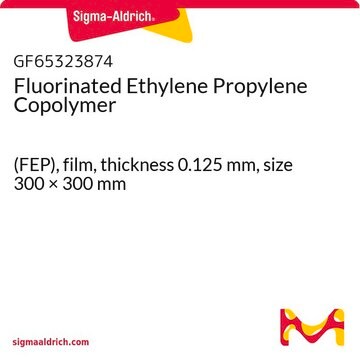 Fluorinated Ethylene Propylene Copolymer (FEP), film, thickness 0.125&#160;mm, size 300 × 300&#160;mm