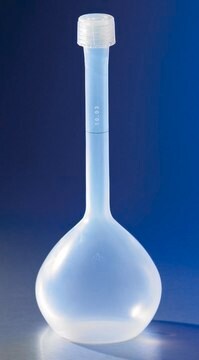 Corning&#174; reusable volumetric flask, Class A perfluoroalkoxy copolymer, size 250&#160;mL, with GL-25 screw cap