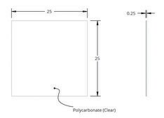 Grace Bio-Labs HybriSlip&#8482; hybridization cover L × W × thickness 25&#160;mm × 25&#160;mm × 0.25&#160;mm, pkg of 100&#160;ea