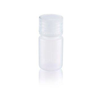 Wheaton&#174; Leak Resistant Bottle capacity 30&#160;mL, polypropylene bottle, natural bottle, wide-mouth bottle, bottle diam. × H 33&#160;mm × 69&#160;mm, 28-410