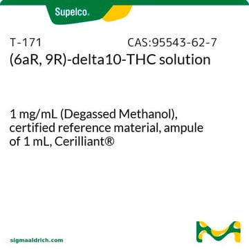 (6aR, 9R)-delta10-THC solution 1&#160;mg/mL (Degassed Methanol), certified reference material, ampule of 1&#160;mL, Cerilliant&#174;