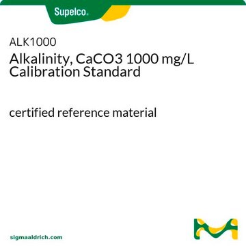 Alkalinity, CaCO3 1000 mg/L Calibration Standard certified reference material