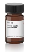 Titania paste, transparent