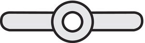 Cochranes atom centers for Orbit molecular models hydrogen boding, red