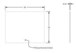 Grace Bio-Labs HybriSlip&#8482; hybridization cover L × W × thickness 24&#160;mm × 30&#160;mm × 0.25&#160;mm, pkg of 1000&#160;ea