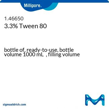 3.3% Tween 80 bottle of, ready-to-use, bottle volume 1000&#160;mL , filling volume