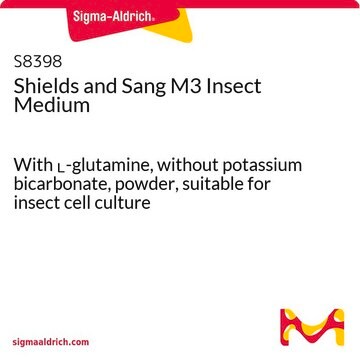 Shields and Sang M3 Insect Medium With L-glutamine, without potassium bicarbonate, powder, suitable for insect cell culture