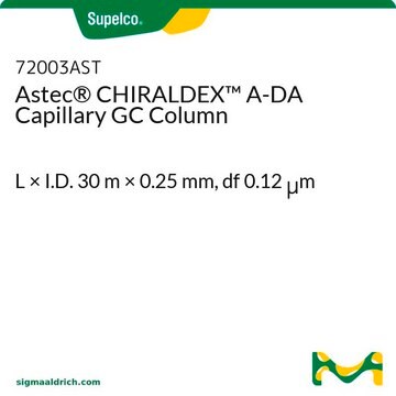 Astec&#174; CHIRALDEX&#8482; A-DA Capillary GC Column L × I.D. 30&#160;m × 0.25&#160;mm, df 0.12&#160;&#956;m