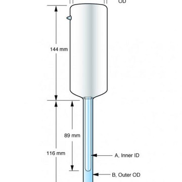 Wilmad&#174; 150 ml Suprasil&#174; Large Volume Liquid Nitrogen Dewar for Bruker&#174;, pack of 1&#160;ea