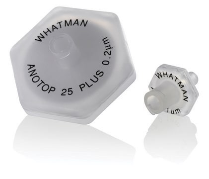 Whatman&#174; Anotop&#174; IC and LC syringe filter Anotop 10 LC Syringe Filter, pore size 0.2&#160;&#956;m, polypropylene housing, pkg of 100&#160;ea