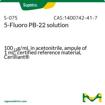 5-Fluoro PB-22 solution 100&#160;&#956;g/mL in acetonitrile, ampule of 1&#160;mL, certified reference material, Cerilliant&#174;