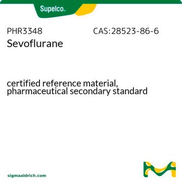 Sevoflurane certified reference material, pharmaceutical secondary standard