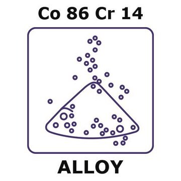 Cobalt-chromium alloy, Co86Cr14 powder, 150micron max. particle size, atomized, 200g