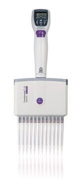 BRAND&#174; Transferpette&#174; multichannel, electronic pipette 12-channel, volume 50—1250&#160;&#956;L, AC/DC input 100&#160;V / 240&#160;V AC, 50—60&#160;Hz, universal plug set