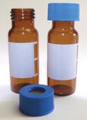 Certified Vial Kit, Low Adsorption (LA), 2 mL, pk of 100 volume 2&#160;mL, amber glass vial (with marking spot), natural PTFE/silicone septa, thread for 9 mm
