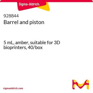 Barrel and piston 5 mL, amber, suitable for 3D bioprinters, 40/box