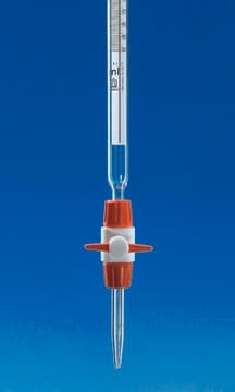 BRAND&#174; compact SILBERBRAND burette, with PTFE stopcock volume 50&#160;mL