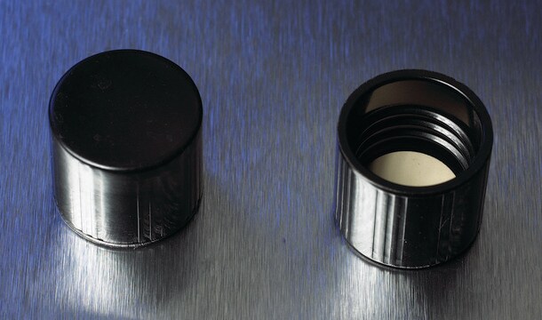 Corning&#174; phenolic cap with white rubber liner 24-400 thread