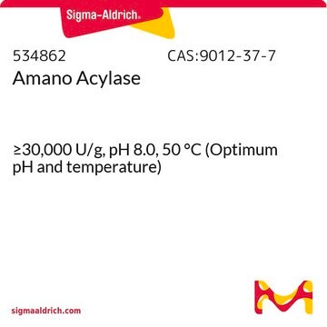 Amano Acylase &#8805;30,000&#160;U/g, pH 8.0, 50&#160;°C (Optimum pH and temperature)