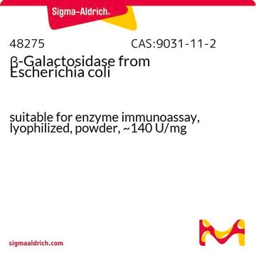 &#946;-Galactosidase from Escherichia coli suitable for enzyme immunoassay, lyophilized, powder, ~140&#160;U/mg