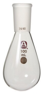 Aldrich&#174; evaporating flask, pear-shaped capacity 25&#160;mL, joint: ST/NS 14/20, non-coated, heavy wall