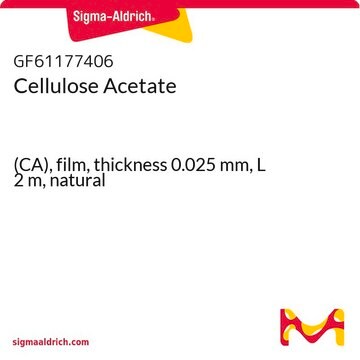 Cellulose Acetate (CA), film, thickness 0.025&#160;mm, L 2&#160;m, natural