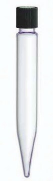 KIMBLE&#174; centrifuge tube with plain rim finish, conical bottom clear glass, capacity (50&#160;mL), without cap, non-sterile