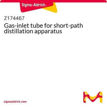 Gas-inlet tube for short-path distillation apparatus