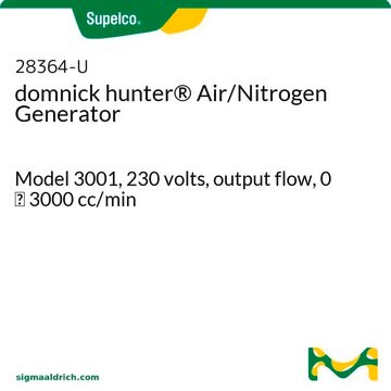 domnick hunter&#174; Air/Nitrogen Generator Model 3001, 230 volts, output flow, 0 &#8209; 3000&#160;cc/min