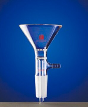 Synthware&#8482; filter funnel with fritted disc joint: ST/NS 24/40, plate O.D. 90&#160;mm, porosity: coarse