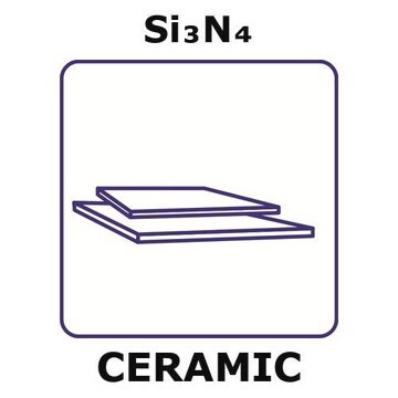 Silicon nitride - reaction bonded sheet, thickness 2.0&#160;mm, size 50 × 50&#160;mm