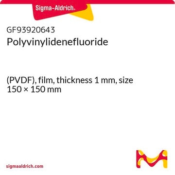 Polyvinylidenefluoride (PVDF), film, thickness 1&#160;mm, size 150 × 150&#160;mm