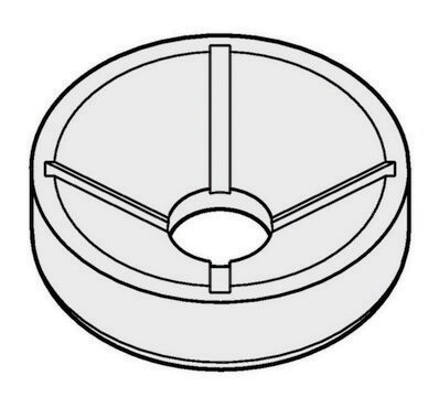 Adapter for Eppendorf&#174; A-4-38 Rotor holds 1 x 100 mL round-bottom tube, pack of 2&#160;ea, for use with 100 mL round bucket