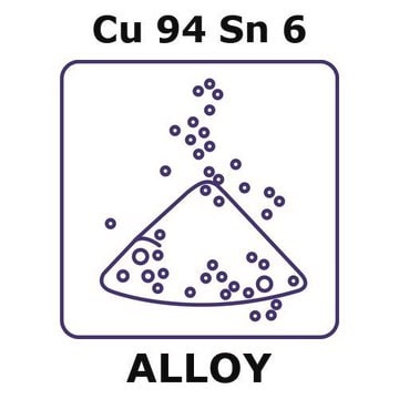 Phosphor bronze powder, Cu94%/Sn 6%, 150 max. part. size (micron), weight 50&#160;g, condition alloy pre-cursor