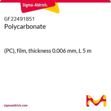 Polycarbonate (PC), film, thickness 0.006&#160;mm, L 5&#160;m