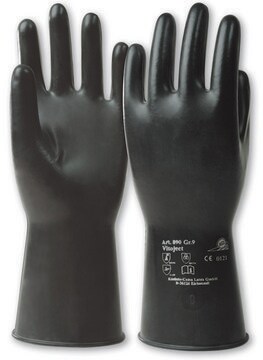 Vitoject&#8482; fluorocarbon rubber gloves size S (8)