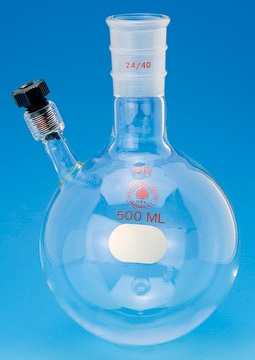 Ace round-bottom flask with threaded side-arm capacity 250&#160;mL